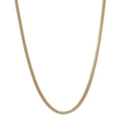 Yellow Gold Snake Chain Necklace 18" - 14k