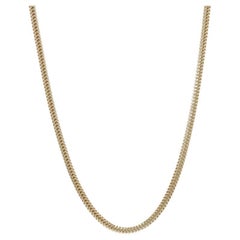 Yellow Gold Snake Chain Necklace 18" - 14k