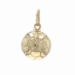 Yellow Gold Soccer Ball Charm - 14k Sports