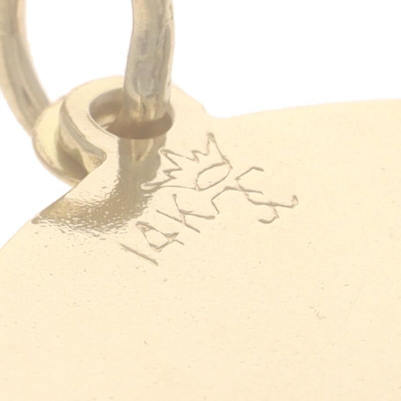 Pendentif unisexe d'Athènes en or jaune 14 carats, Grèce en vente 2