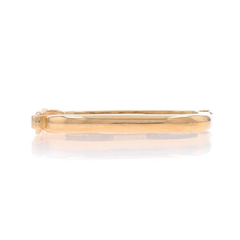 Clip d'amélioration carrée en or jaune 14 carats Pour femmes en vente