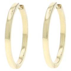Boucles d'oreilles en or jaune 14k Minimalist Pierced