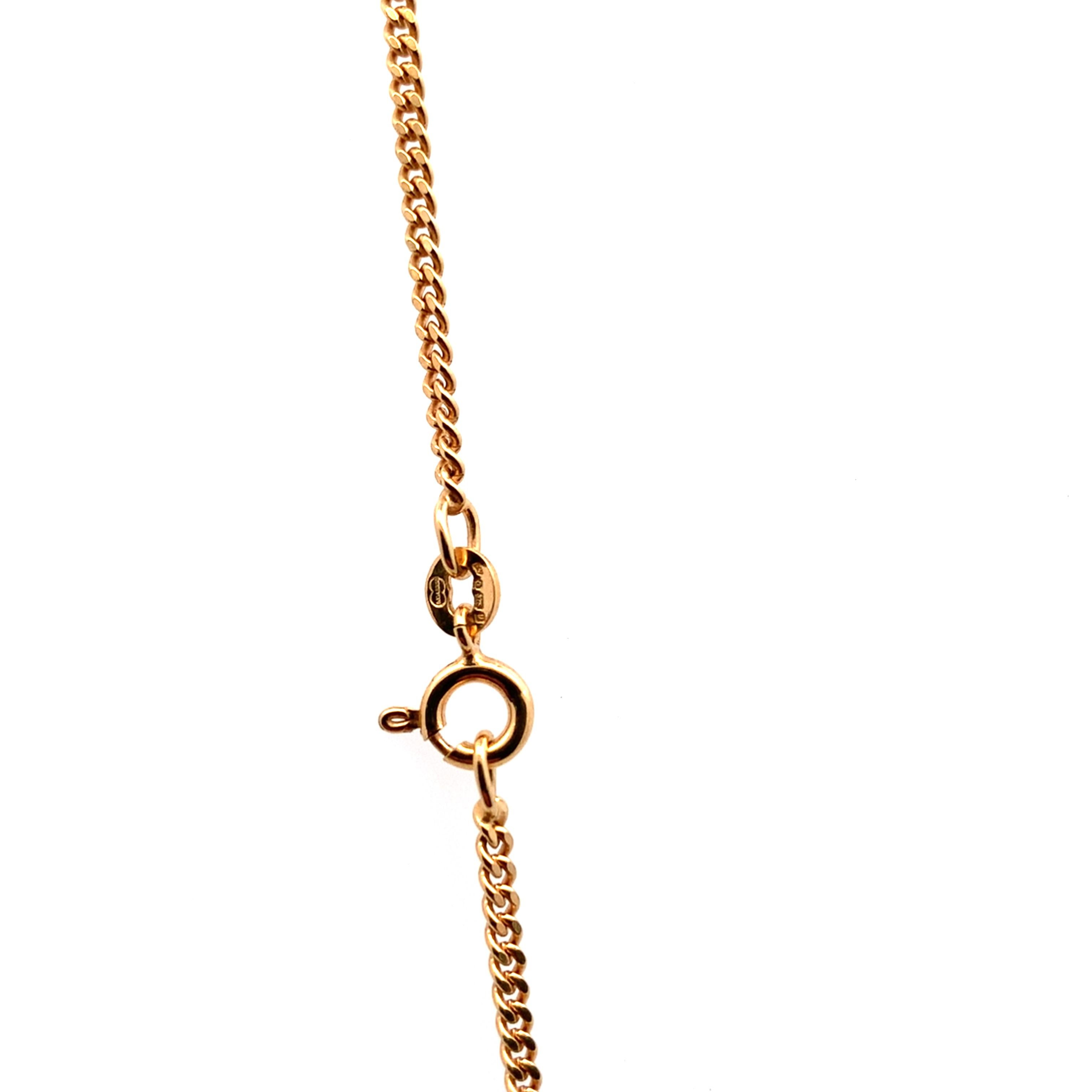 Yellow gold St. Christopher coin pendant necklace For Sale 4
