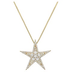 Yellow Gold Star Pendant