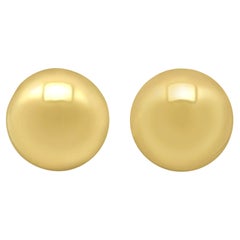 Yellow Gold Stud Earrings, 1993