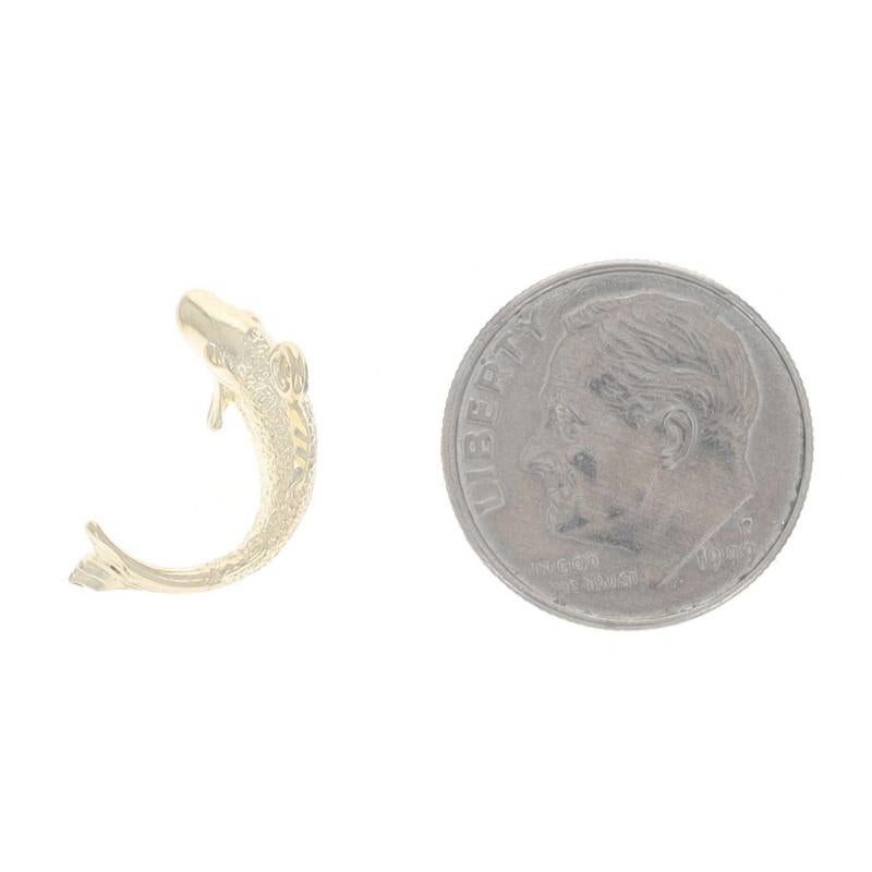 Breloque poisson nageur en or jaune - 14k Aquatic Life Pour femmes en vente