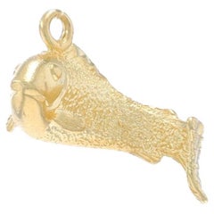 Breloque poisson nageur en or jaune - 14k Aquatic Life