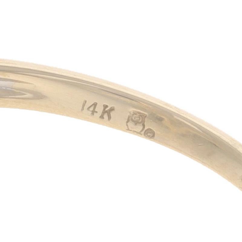 Anello con diamante tanzanite in oro giallo 14k Marquise .66ctw in vendita 2