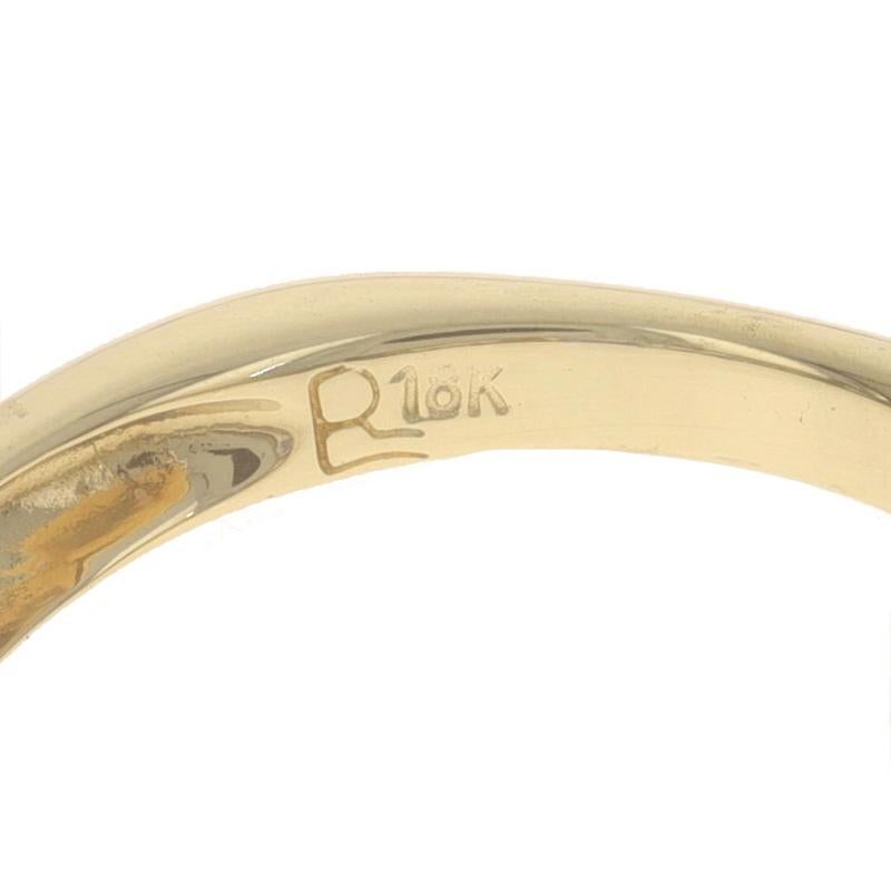 Gelbgold Tansanit & Diamantring - 18k Oval 1,33ctw Euro Shank 1