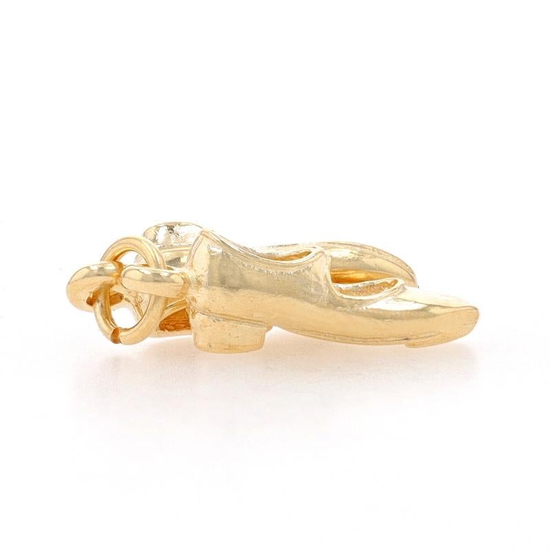 Gelbgold-Wandteppich Schuhe Charme - 14k Rhythmus & Broadway-Tänzer im Zustand „Hervorragend“ in Greensboro, NC