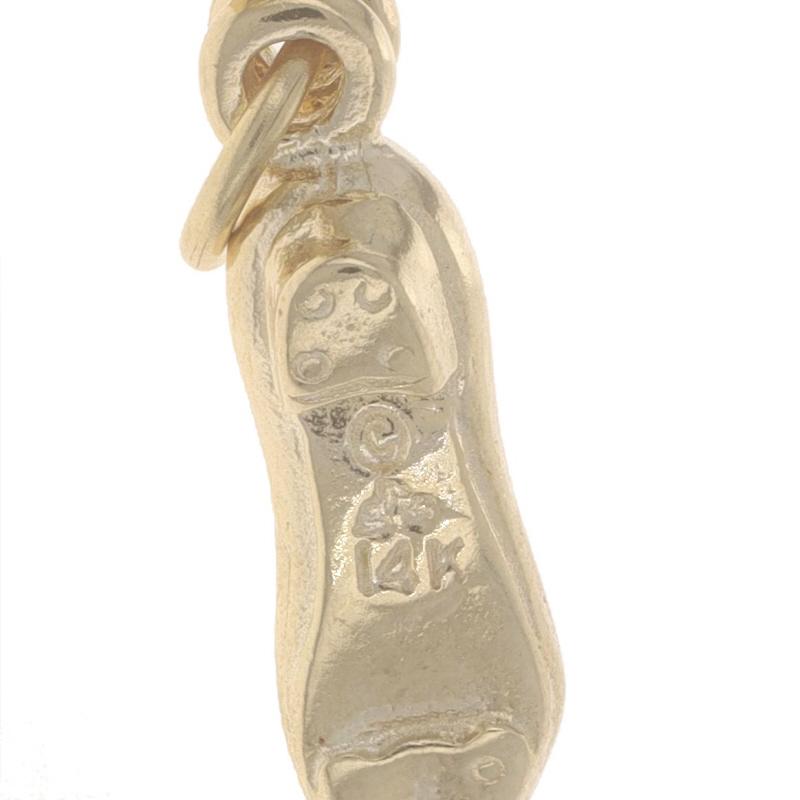 Gelbgold-Wandteppich Schuhe Charme - 14k Rhythmus & Broadway-Tänzer 1