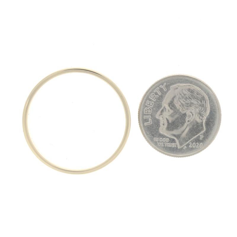 Gelbgold konisch zulaufendes Band - 14k Ehering 2