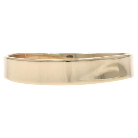 Yellow Gold Tapered Band - 14k Wedding Ring