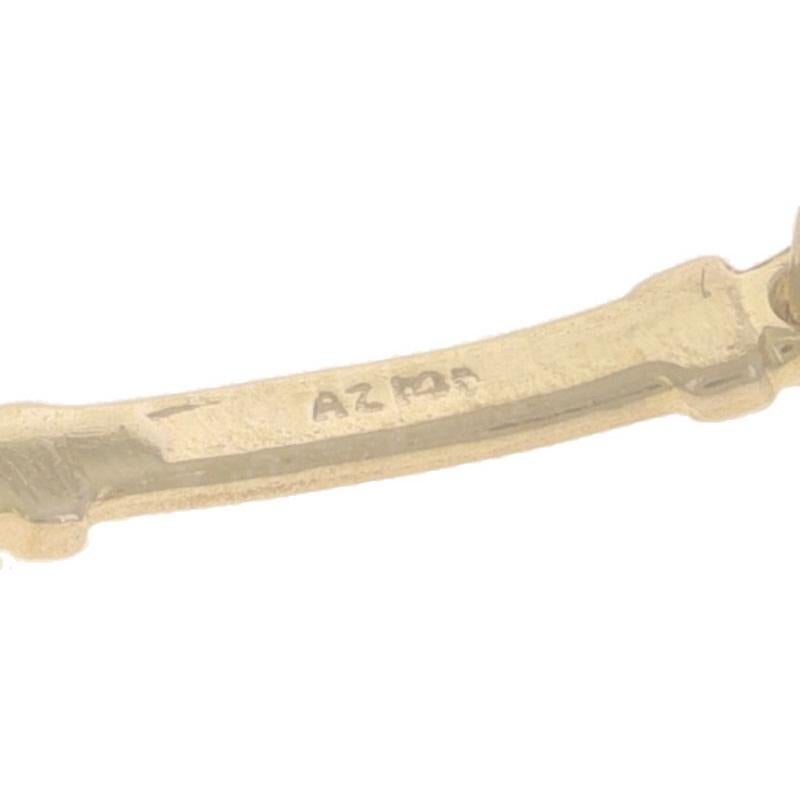 Yellow Gold Tennis Racket Charm - 14k Sports For Sale 1