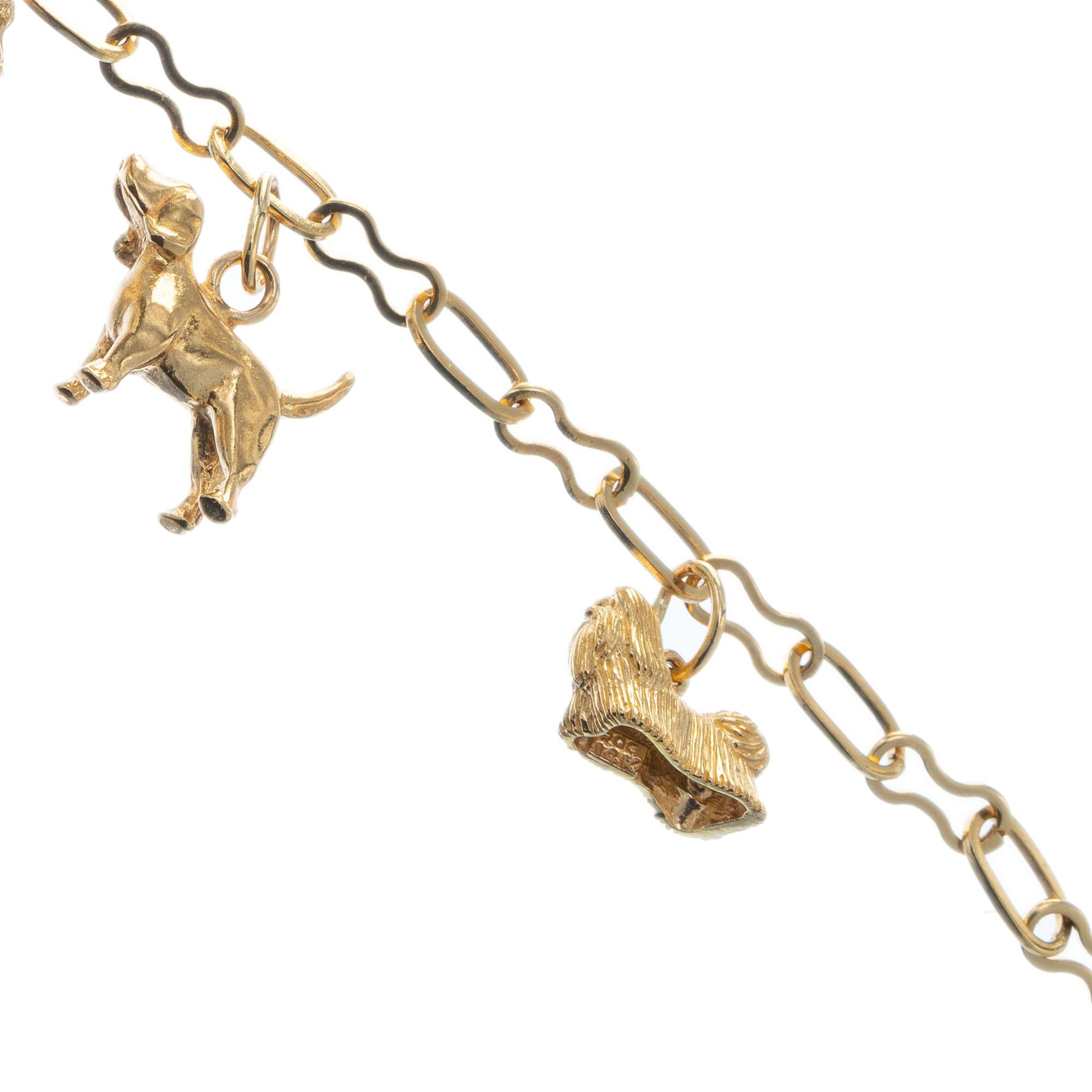 dog charm bracelet