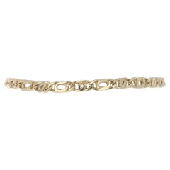 Pulsera Cadena Ojo de Tigre Oro Amarillo 7 1/2" 18k