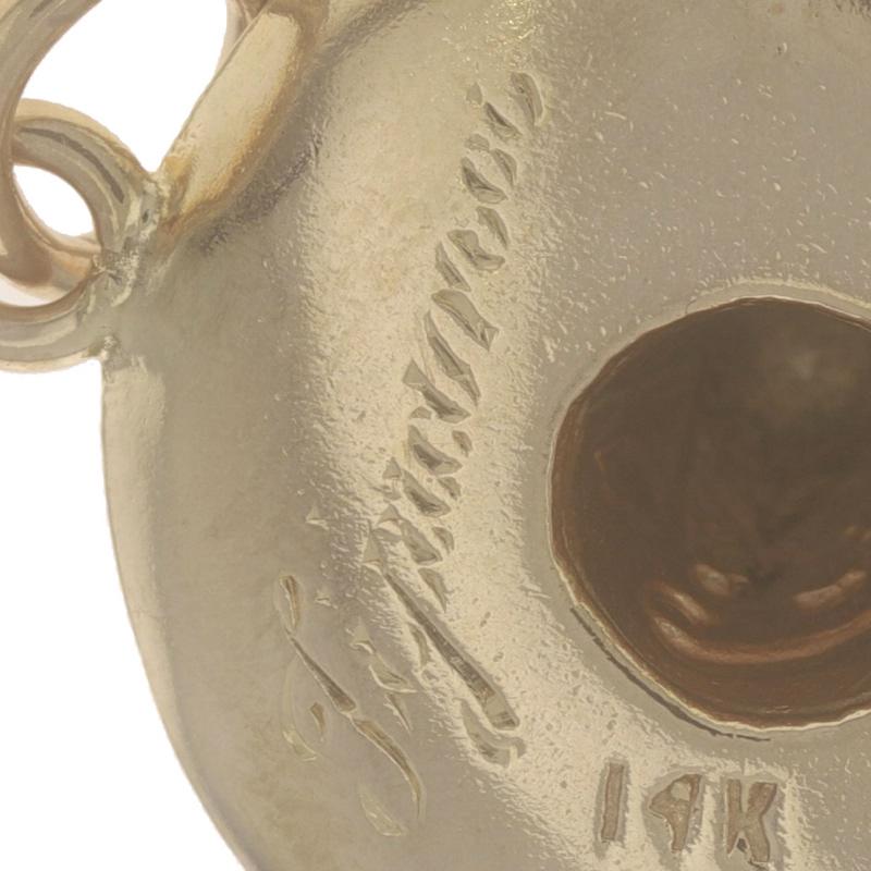 Tijuana Sombrero Charm - Chapeau Sombrero de Charro en or jaune 14 carats, Mexique en vente 1