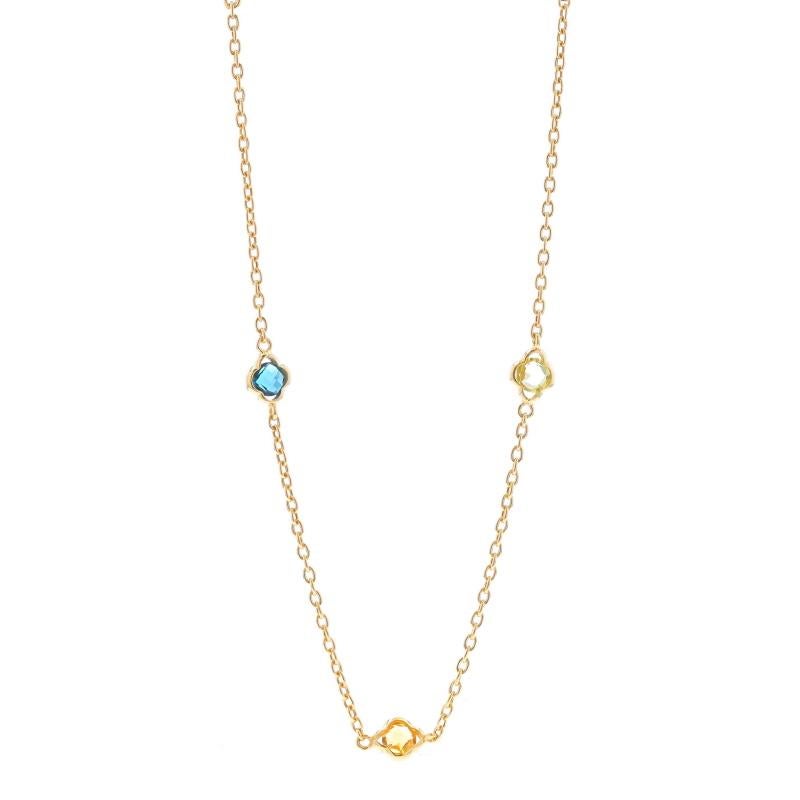 Contenu du métal : Or jaune 14k

Informations sur les pierres
Topaze naturelle
Traitement : Amélioration de routine
Carat(s) : 3.00ctw
Coupe : Rond en damier
Couleur : London Blue

Citrines naturelles
Traitement : Chauffage
Carat(s) : 1.40ctw
Coupe