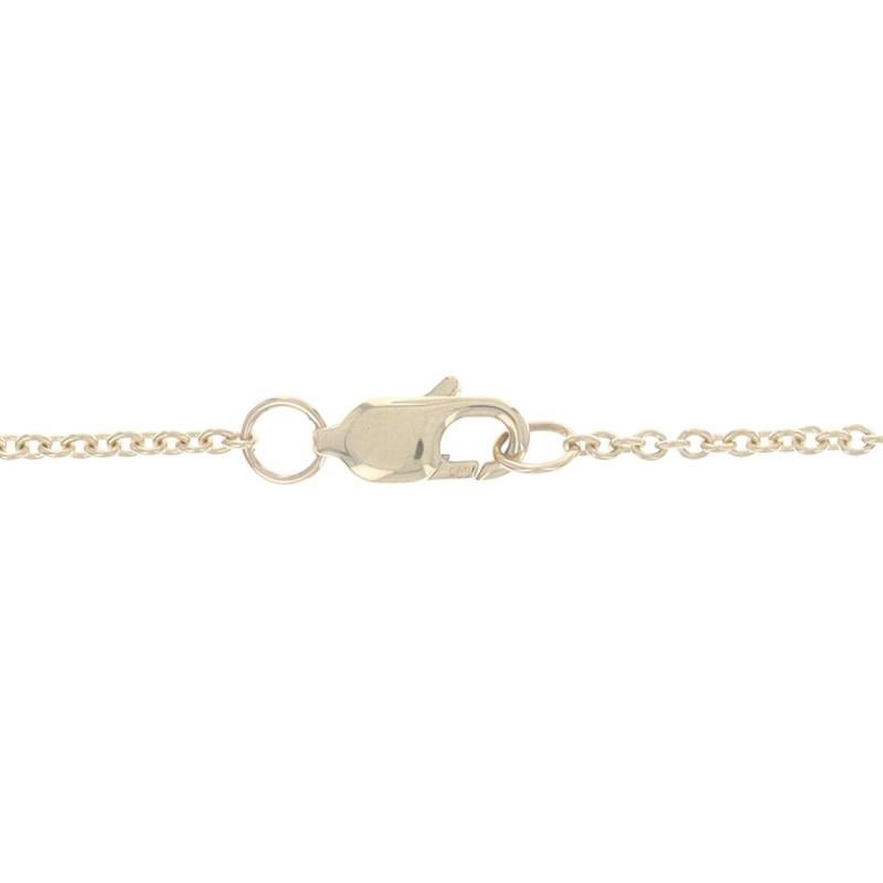 Collier en or jaune Trefoil Diamond by the Yard 18