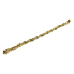 Yellow Gold Triple Link Bracelet