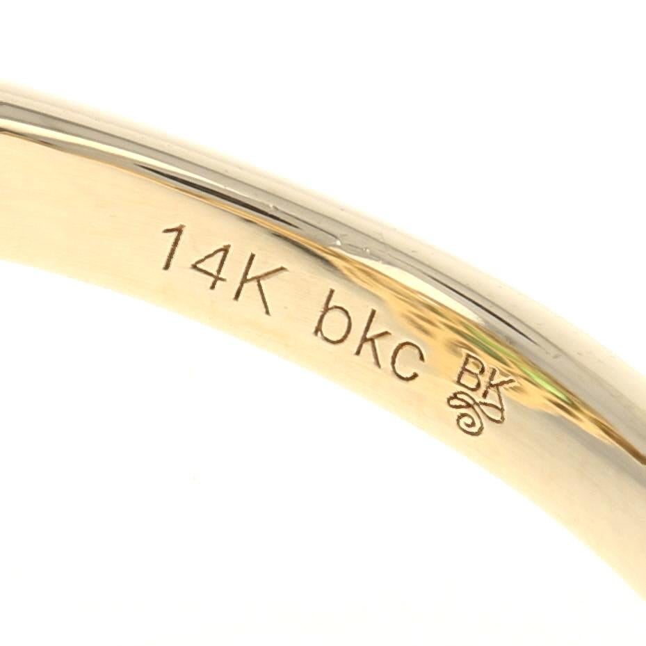 Yellow Gold Tsavorite Garnet & Diamond Flower Halo Ring, 14k Oval Cut 1.96 Carat 1