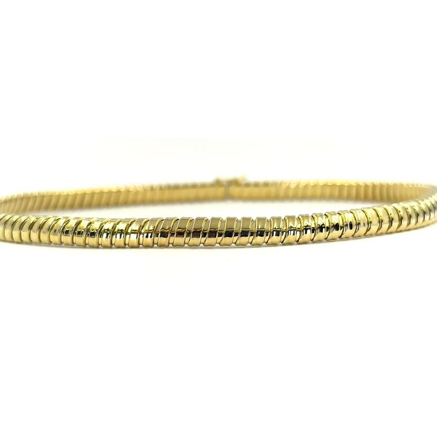 De las mujeres Collar Gargantilla Tubogas Oro Amarillo en venta