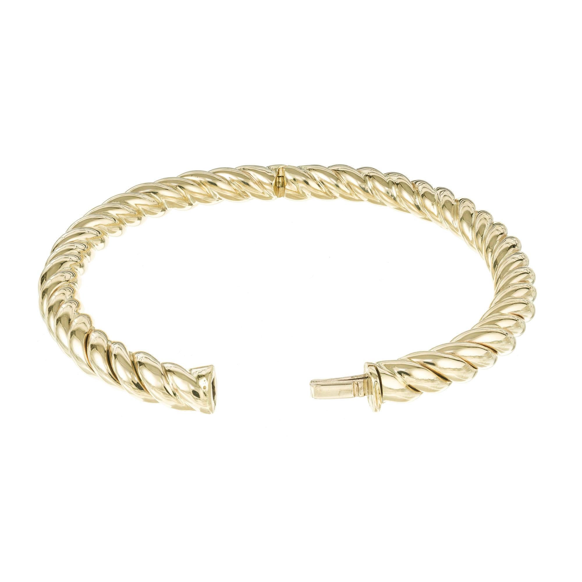 twisted bracelet gold