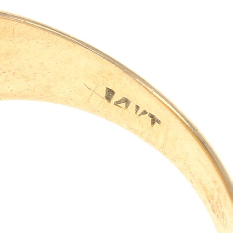 Yellow Gold U.S. Army 1916 Mexican Border War Ring, 14k Antique ...