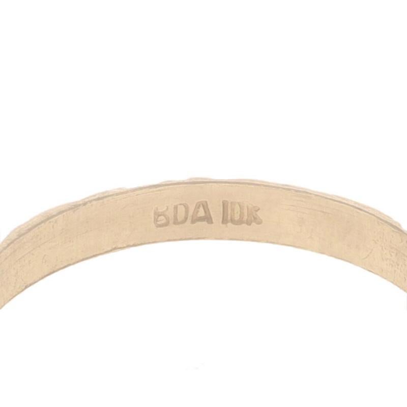 Gelbgold Vintage Flourishing Scroll Child's Band 10k Ring Damen im Angebot