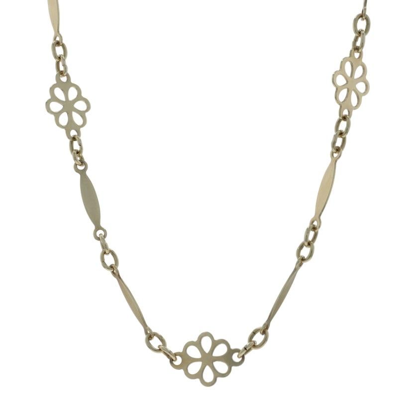 Époque : Vintage

Style de chaîne : Longue et courte fantaisie
Style du collier : Chaîne
Type de fermeture : Fermoir à anneau à ressort
Thème : Fleurs

Mesures

Largeur de la chaîne : 1/8
