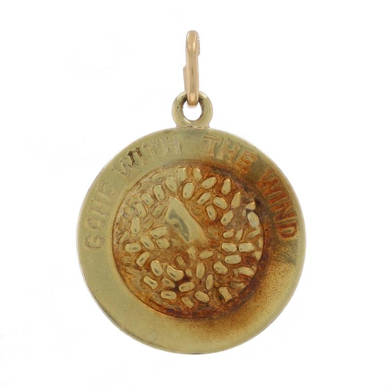 Epoca: Vintage

Contenuto del metallo: Oro giallo 14k

Tema: Via col vento

Misure

Altezza (dalla cauzione fissa): 11/16