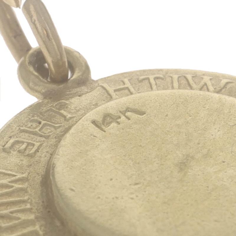 Charm in oro giallo Vintage By The Wind 14k in vendita 1