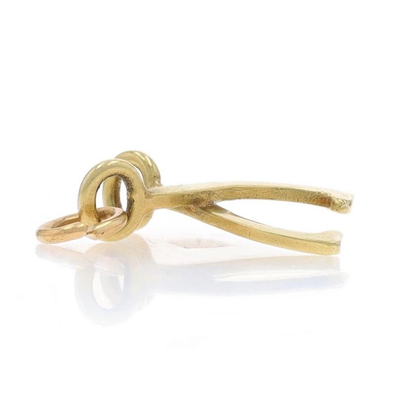 Pince à bloc de glace en or jaune vintage 14k Crochet Outil Excellent état - En vente à Greensboro, NC