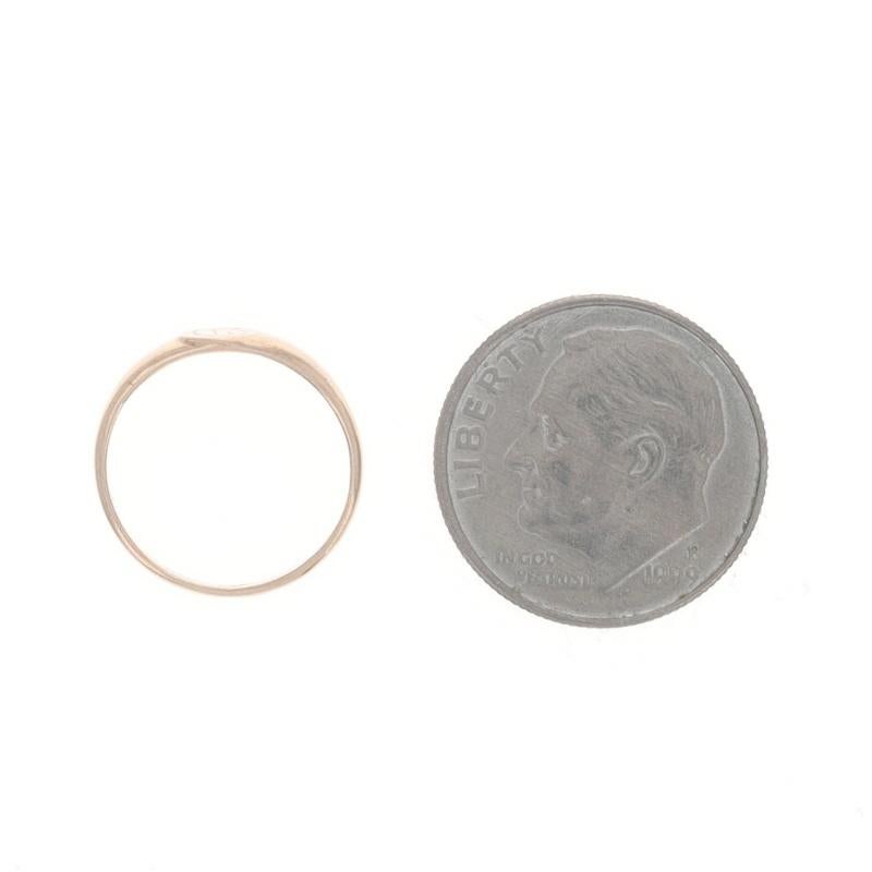 Gelbgold Vintage Initial D Signet Ring 10k Monogram SZ 1 1/4 für Damen oder Herren im Angebot