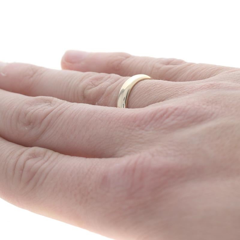 Gelbgold Vintage Herren-Hochzeitsring - 14k Ring im Zustand „Hervorragend“ im Angebot in Greensboro, NC