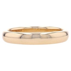 Yellow Gold Vintage Men's Wedding Band - 14k Ring