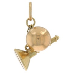 Charm en or jaune Vintage Ball and Ball 14k Comedic