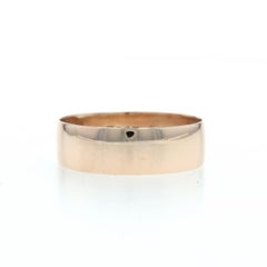Fascia in oro giallo Vintage - Anello nuziale 10k