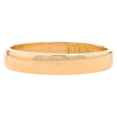 Anneau de mariage vintage en or jaune - 18k Ring