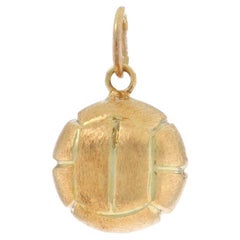 Charme pallavolo in oro giallo 14k Sport