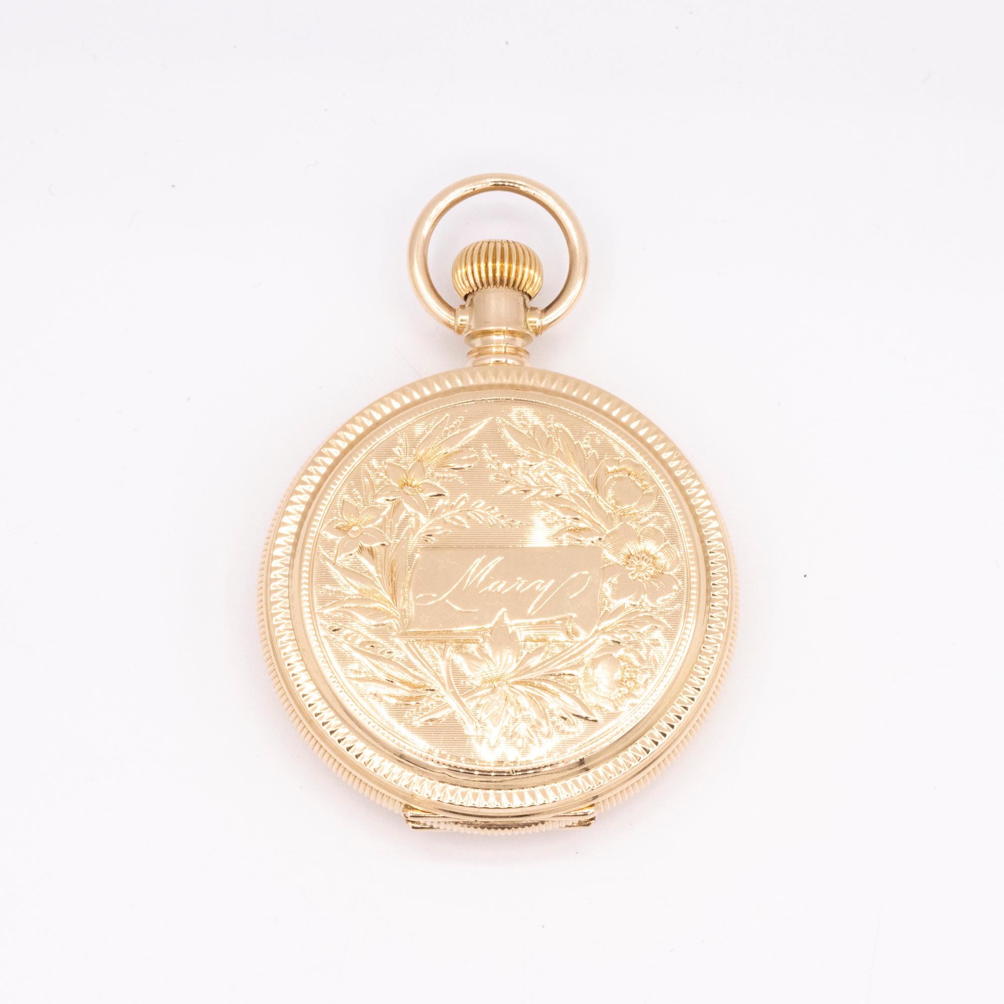 how much is a gold waltham pocket watch worth