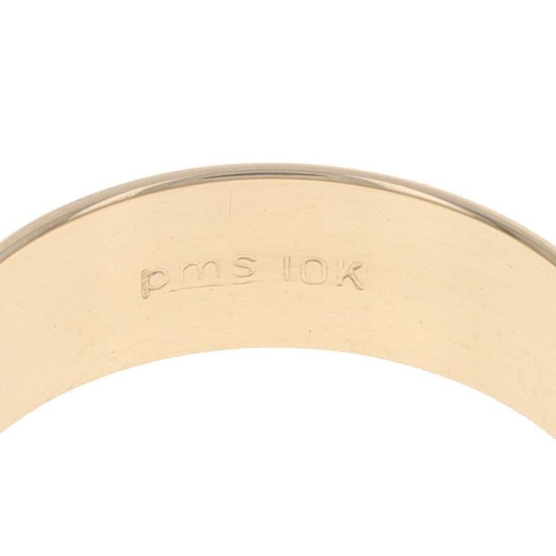Yellow Gold Wedding Band - 10k Unisex Ring For Sale 4