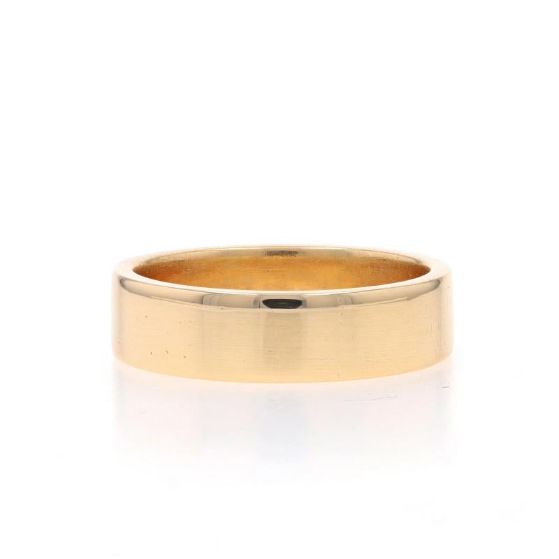 Taille : 5 3/4
Frais de taille : Up&Up 3 tailles pour $50 ou Down 3 tailles pour $30

Contenu du métal : Or jaune 14k

Style : Alliance sans pierres

Mesures

Hauteur de la face (du nord au sud) : 7/32