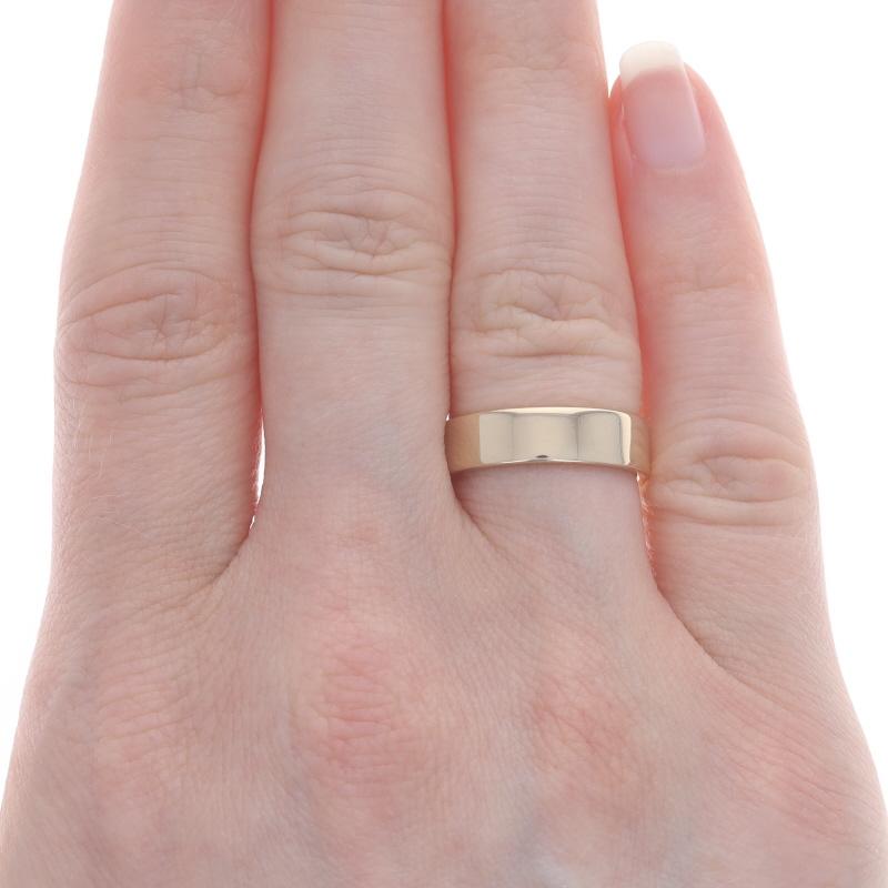 Alliance en or jaune - Bague 14k Excellent état - En vente à Greensboro, NC