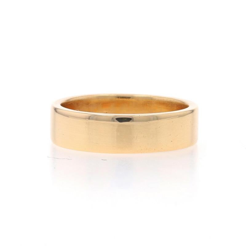 Alliance en or jaune - Bague 14k Unisexe en vente