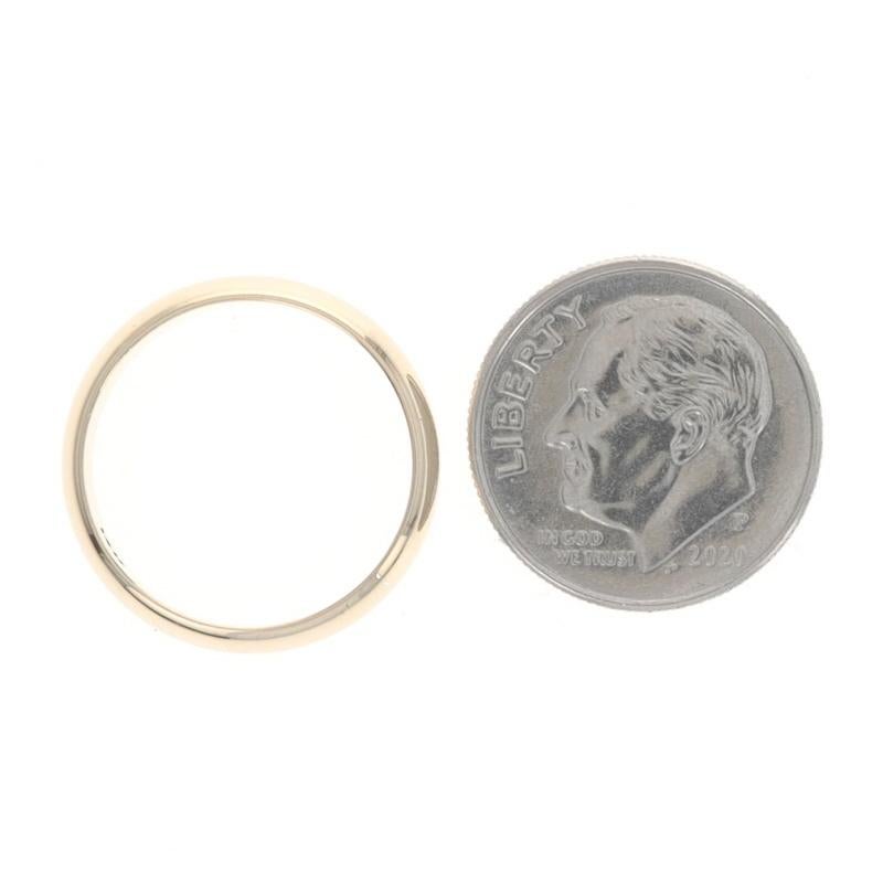 flat face gold ring