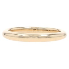 Yellow Gold Wedding Band - 9k Stackable Ring