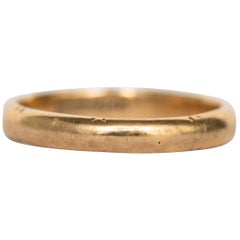 Antique Yellow Gold Wedding Band