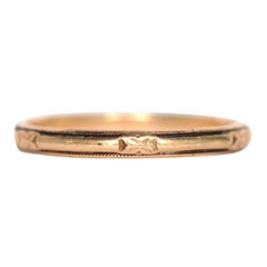 Yellow Gold Wedding Band