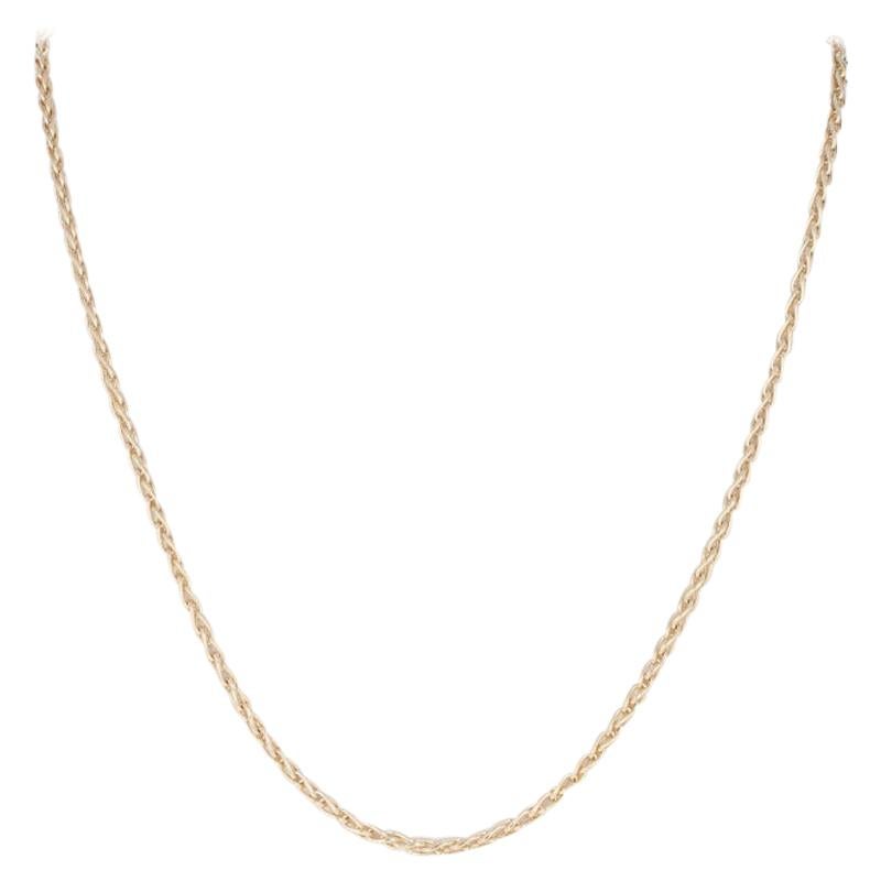 14k Yellow Gold Wheat Chain - 12 For 